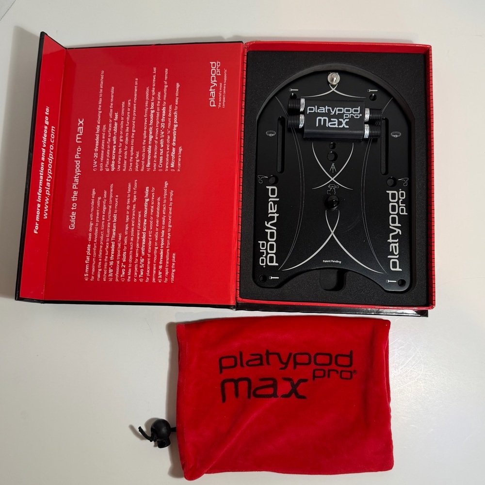 Platypod Pro Max Camera Support Plate NEW